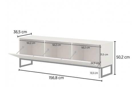 LOFT LOFT HELVETIA TV ir audio spintelė